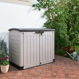 Keter Store-It-Out 1200L Arc Beige & Brown Garden Storage Box